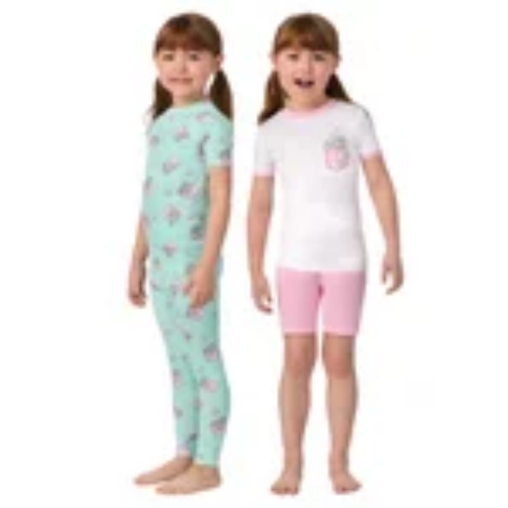 Kirkland Signature Kids' 4-piece Cotton Pajamas